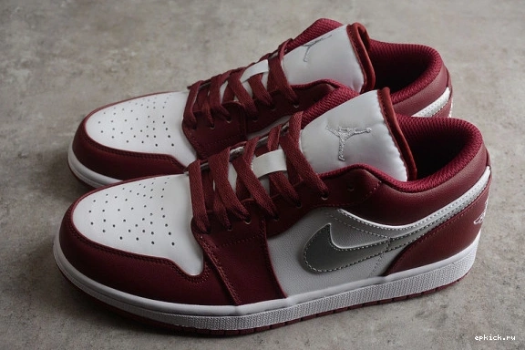 Rep EP Low Jordan 553558-615 1 White 553558-615 Bordeaux 0319